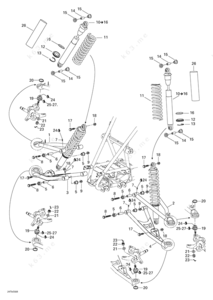 03 baja front end diagram