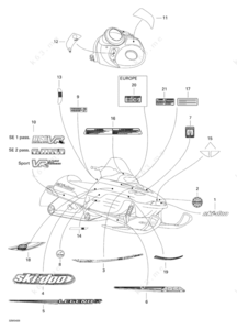 03 ski doo 600 ho parts