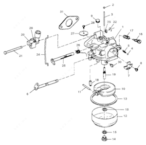 030324-0 generator carburetor diagram