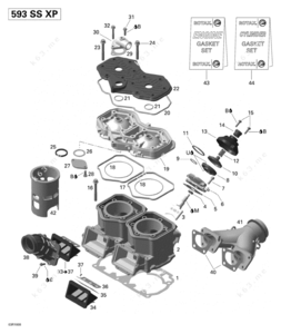 06 mxz 500ss engine oil pump seal
