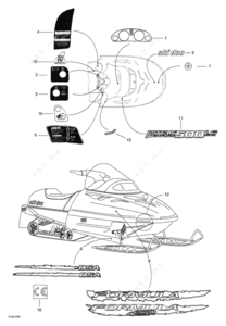 06 ski doo 500 formula parts