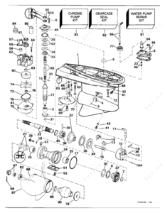 120 hp evinrude parts diagram