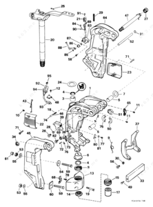 130 hp johnson pivot shaft grease fitting