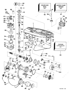 130 hp outboard 1999 diagram