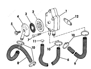 140 h.p. johnson fuel pump parts