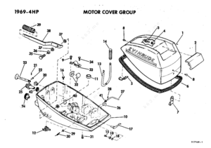 15 hp evinrude parts diagram