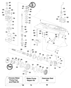 18 hp evinrude parts diagram