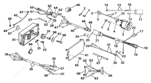 1956 johnson seahorse 10 hp tilt adjustment parts diagram