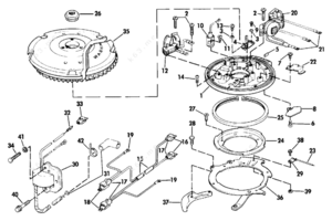 1961 johnson 10hp armature plate images