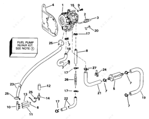 1963 evinrude 5.5 fisherman fuel pump diagram