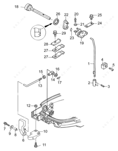 1966 t bird throttle linkage