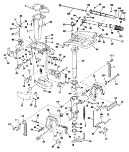 1967 20 hp johnson outboard motor with electric start diagram