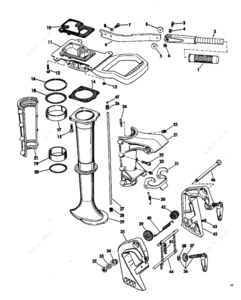 1967 evinrude 40 hp parts diagram diagram printable