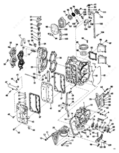 1968 18 hp evinrude powerhead diagram
