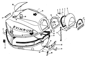 1968 evinrude 6hp parts diagram