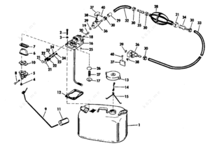 1968 johnson 55 horse outboard engine diagram