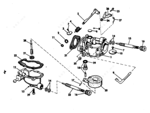 1971 johnson 100 hp carburetor diagram