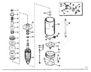1972 evinrude 25 hp shift lever diagram