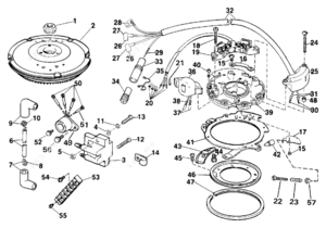 1972 evinrude snowmobile ignition diagrams