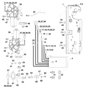 1973 evinrude power shifter schematic 65 hp throttle cables