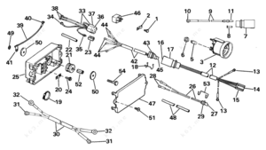 1973 omc 990210f tilt trim gauge