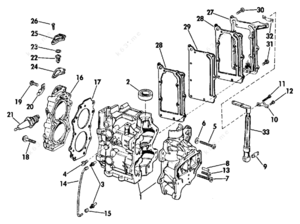 1974 6hp evinrude parts list diagram