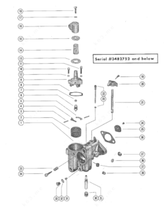 1974 mercury 110 parts diagram