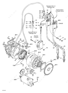 1975 bombardier engine ignition parts