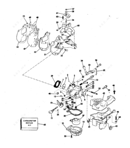 1976 cutlass carburetor parts break down