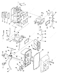 1977 ducati 900 intake gasket