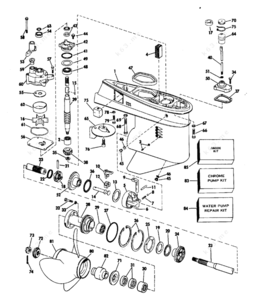 1977 evinrude shift shaft bolt location