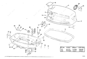 1977 johnson 25 hp boat motor diagram