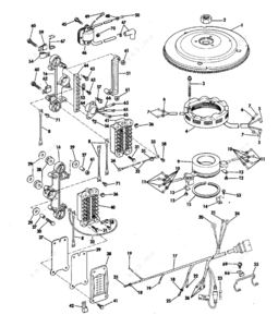 1978 9.9 johnson ignition parts diagram
