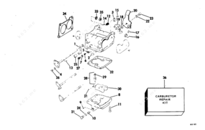 1978 johnson 115 hp lower drive drawings
