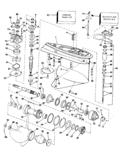 1978 merc i o parts lists diagram
