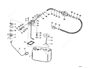 1979 johnson 15hp fuel line diagram