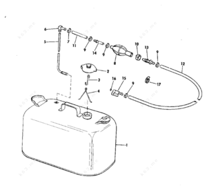 1979 johnson 175 carburetor fuel lines