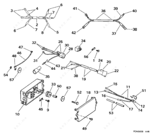 1979 johnson trim tilt junction box