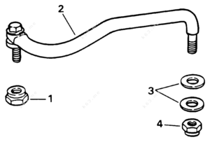 1980 25 hp reverse hook lock rod installation