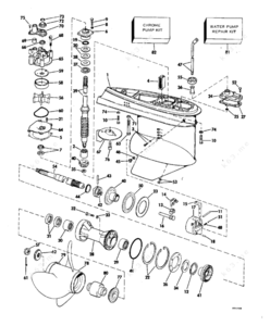 1980s johnson outboard motor parts diagram