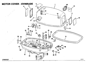 1981 35hp outboard motor parts