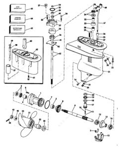 1981 evinrude90 parts shif rod conn