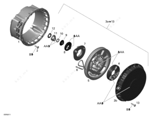 1981 ski doo everest parts diagram