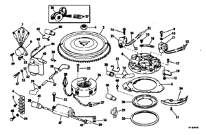 1982 outboard 25 - j25elcne controller wire diagram