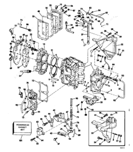 1983 johnson 25 horse outboard motor parts