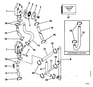1983 johnson outboard fuel tank assembly replacement