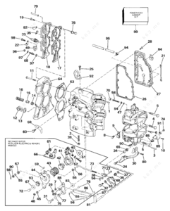 1984 evinrude 40 horse motor parts