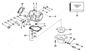 1984 evinrude 40 hp carb exploded view
