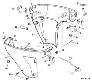 1984 evinrude 9.9 diagram