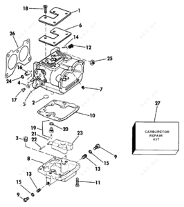 1984 evinrude 90 hp carburetor